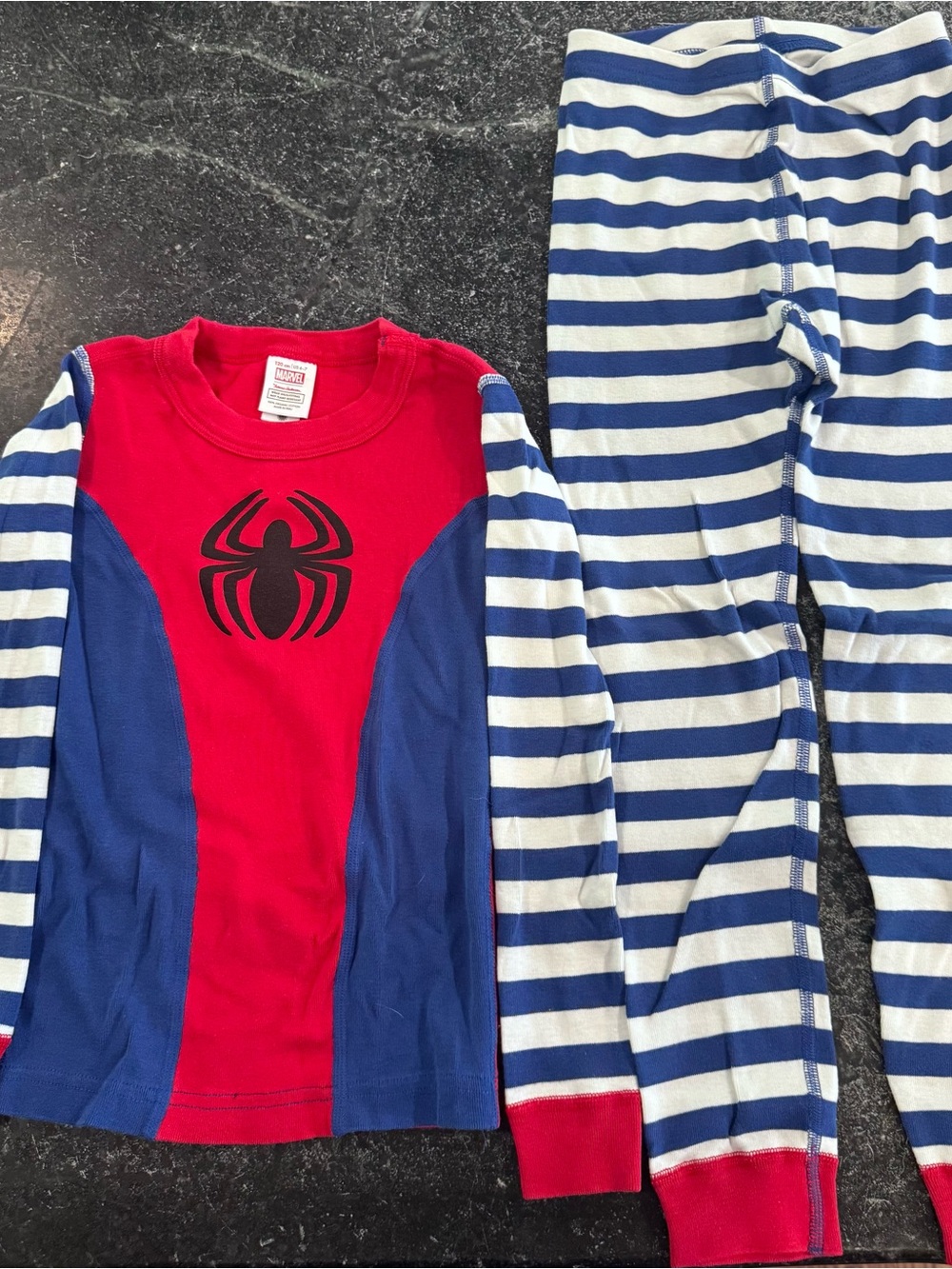 Hanna Andersson Red & Blue Spider Pajama Set